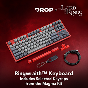 Drop + The Lord of the Rings Ringwraith Keyboard