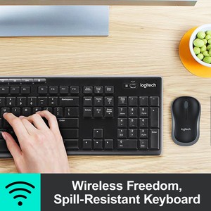 LOGITECH MK270 Wireless Keyboard and Mouse Combo for Windows, Compact Mouse (920-004536)