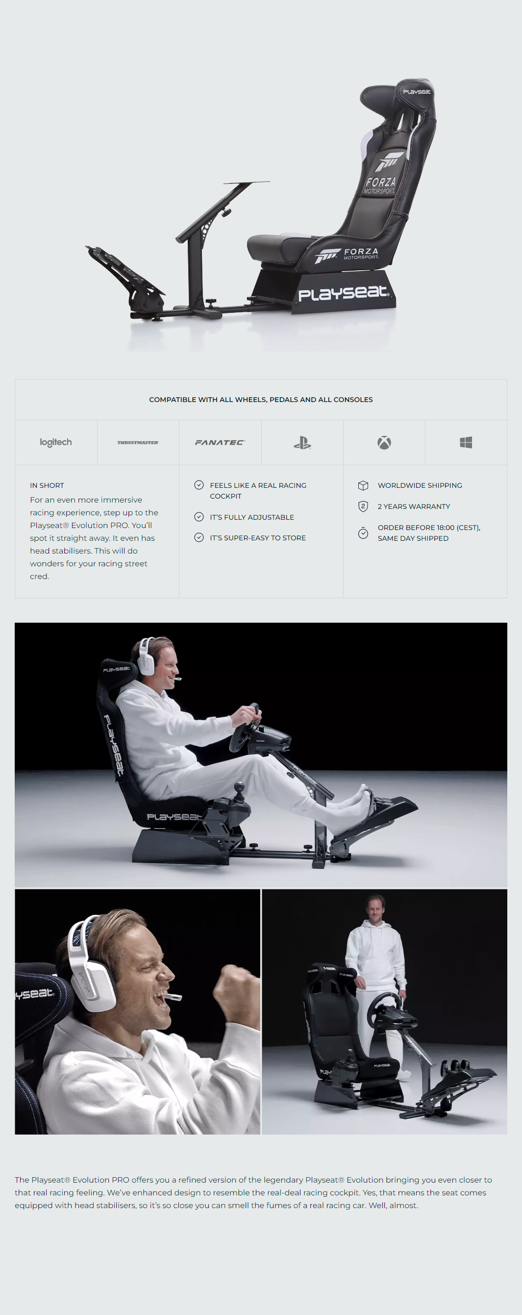 Forza sales motorsport chair