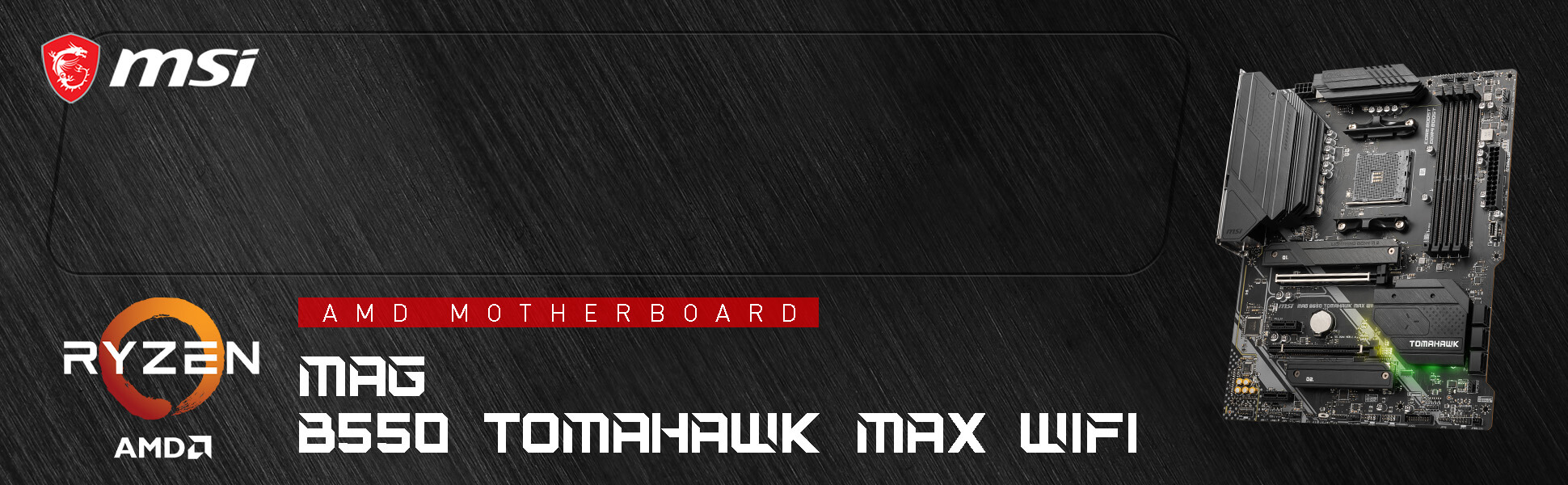 AMD Motherboard, MAG B550 Tomahawk Max Wifi