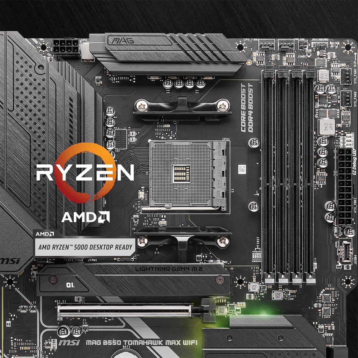 Supports AMD Ryzen™ 5000 Processors