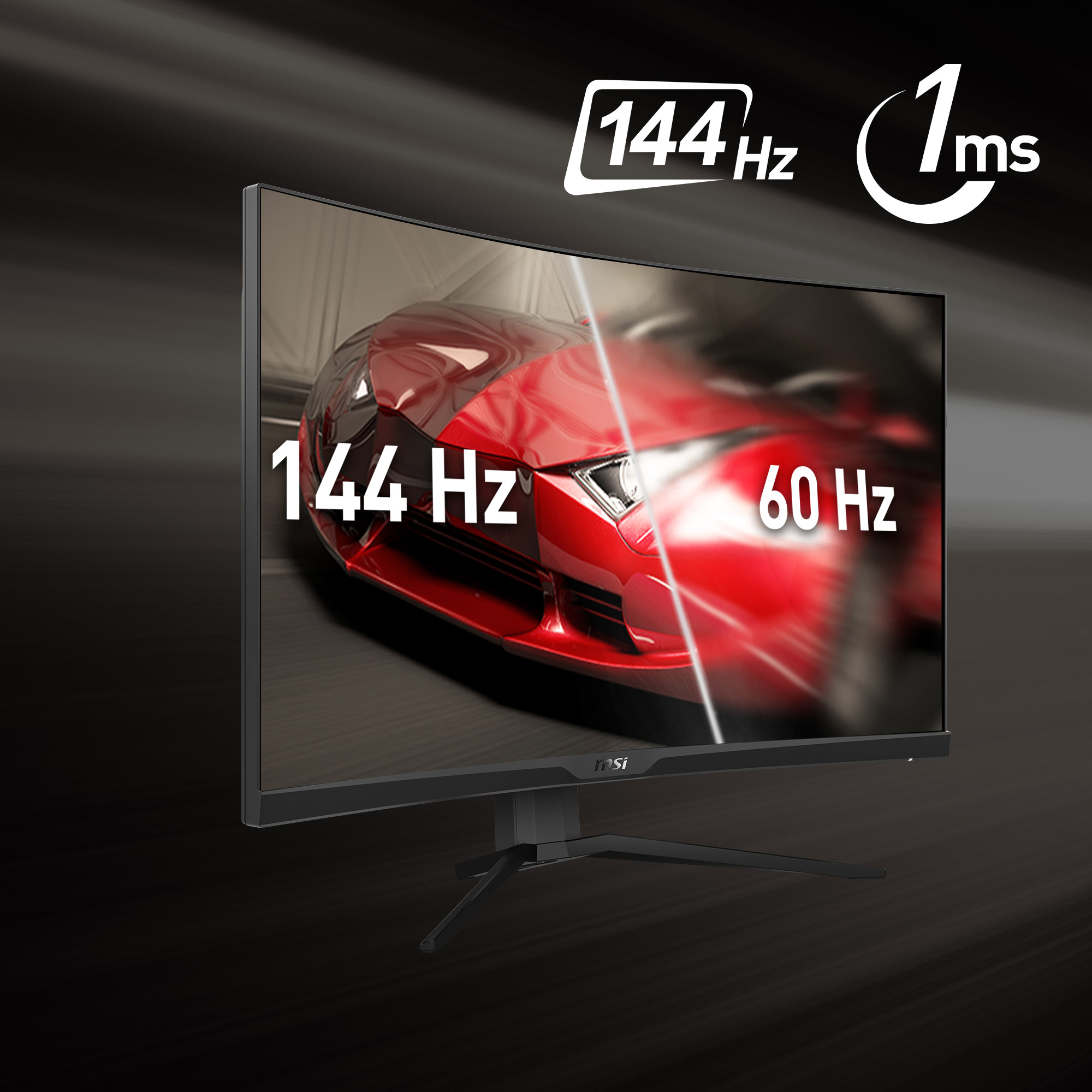 MSI 32 144 Hz UHD gaming monitor FreeSync Premium (AMD Adaptive Sync) 3840  x 2160 (4K) ADOBE RGB / DCI-P3 / SRGB 90% / 91% / 114% G321CU 