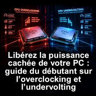 Libérez la puissance cachée de votre PC : guide du débutant sur l’overclocking et l’undervolting 