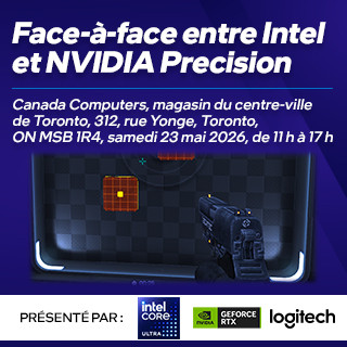 Le Intel x NVIDIA Precision Showdown débarque chez Canada Computers Toronto Downtown 