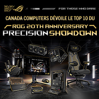 Les meilleurs gamers du Canada : Canada Computers dévoile le Top 10 du ROG 20th Anniversary Showdown